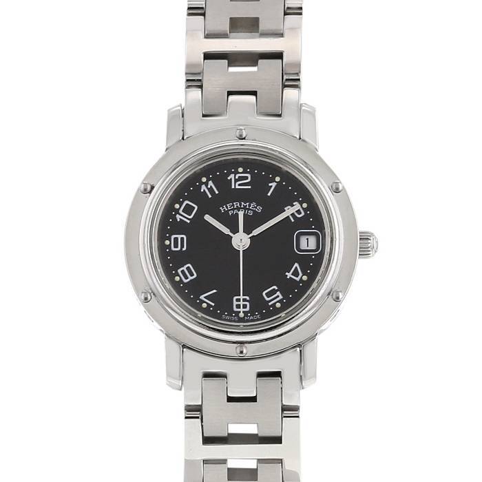 Hermes Clipper watch in stainless steel Ref:  CL4.210 Circa  2000 - 00pp