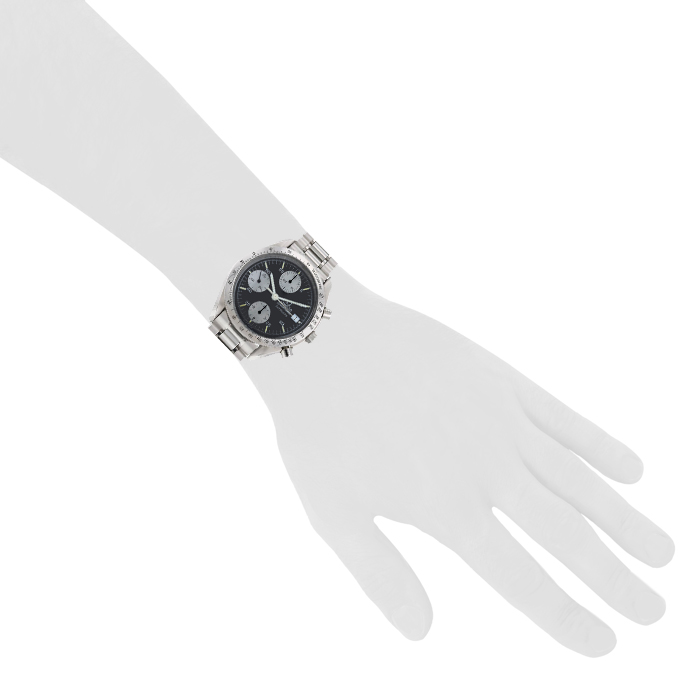 Montre Omega Speedmaster en acier Ref :  1750043 Vers  2000 - Detail D1