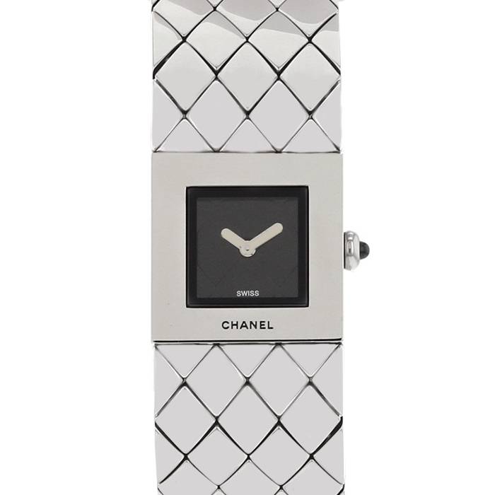 Chanel Matelassé Wristwatch watch in stainless steel Circa  2000 - 00pp