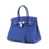 Hermes Birkin 30 cm handbag in Bleu France togo leather - 00pp thumbnail