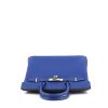 Bolso de mano Hermes Birkin 30 cm en cuero togo Bleu France - 360 Front thumbnail