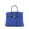 Hermes Birkin 30 cm handbag in Bleu France togo leather - 360 thumbnail