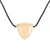 Vhernier necklace in pink gold,  rubber and wood - 00pp thumbnail