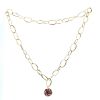 Pomellato Harem necklace in yellow gold and tourmaline - 360 thumbnail