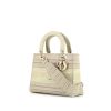 Dior Lady Dior handbag in beige multicolor canvas - 00pp thumbnail