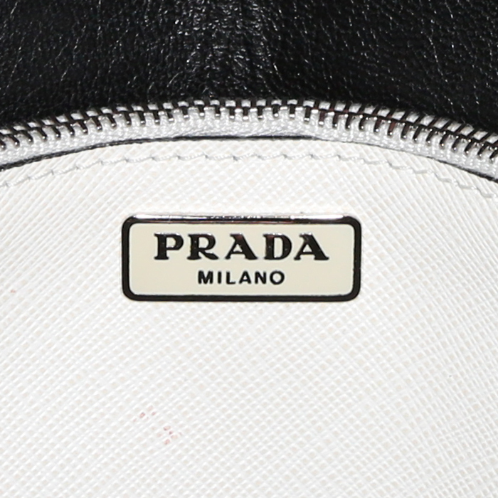 Borsa Prada in pelle saffiano bianca - Detail D5