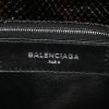 Sac à main Balenciaga Papier en python marron - Detail D5 thumbnail