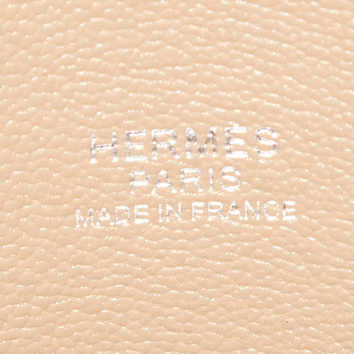 Borsa a tracolla Hermes Jypsiere in pelle togo etoupe - Detail D4