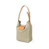 Hermès Virevolte shoulder bag in green Sauge Swift leather and natural leather - 00pp thumbnail