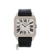 Cartier Santos Dumont watch in white gold Ref:  2651 Circa  2000 - 360 thumbnail