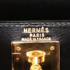 Hermès Kelly 28 cm handbag in black box leather - Detail D4 thumbnail