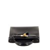 Hermès Kelly 28 cm handbag in black box leather - 360 Front thumbnail