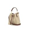 Louis Vuitton NéoNoé handbag in beige epi leather and burgundy leather - 00pp thumbnail