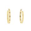 Cartier Love large model hoop earrings in yellow gold - 00pp thumbnail