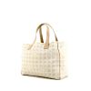Chanel Grand Shopping shopping bag in rosy beige canvas and rosy beige leather - 00pp thumbnail