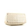 Chanel Grand Shopping shopping bag in rosy beige canvas and rosy beige leather - Detail D4 thumbnail