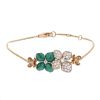 Chaumet Hortensia bracelet in pink gold,  malachite and diamonds - 00pp thumbnail