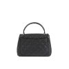 Chanel Top Handle handbag in black quilted leather - Detail D2 thumbnail