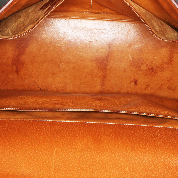 Borsa Hermes Kelly 35 cm in pelle di Pecari gold - Detail D4