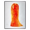 César, "Le pouce", silkscreen in colors printed on silver metallized wove paper, signed, numbered and framed, of 1971 - 00pp thumbnail