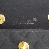 Sac à main Chanel en toile matelassée noire - Detail D3 thumbnail