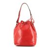 Shopping bag Louis Vuitton petit Noé in pelle Epi rossa - 360 thumbnail