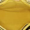 Bolso de mano Louis Vuitton Pallas en lona Monogram marrón y cuero granulado amarillo - Detail D3 thumbnail