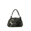 Dior Gaucho bag worn on the shoulder or carried in the hand in black leather - 00pp thumbnail