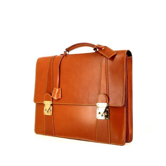Louis Vuitton briefcase in brown leather - 00pp