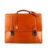 Louis Vuitton briefcase in brown leather - 360 thumbnail