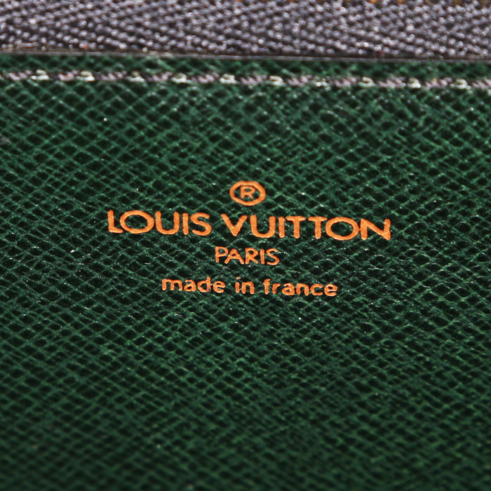 Porte-documents Louis Vuitton  Porte documents Voyage en cuir marron camel - Detail D3