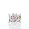 Anello Dior Deux Epices in oro bianco,  diamanti e pietre ornamentali - 360 thumbnail