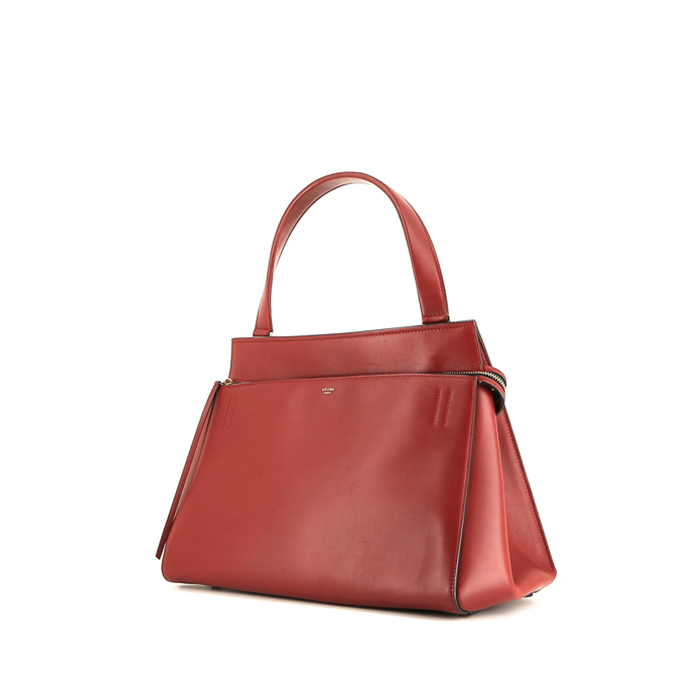Celine Edge handbag in red leather - 00pp