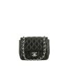 Borsa a tracolla Chanel Mini Timeless in pelle trapuntata nera - 360 thumbnail
