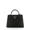 Hermes Kelly 32 cm handbag in black epsom leather - 360 thumbnail