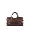 Balenciaga Classic City handbag in brown leather - Detail D2 thumbnail