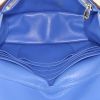 Bolso de mano Dior Promenade en cuero cannage tricolor azul, color burdeos y violeta - Detail D2 thumbnail