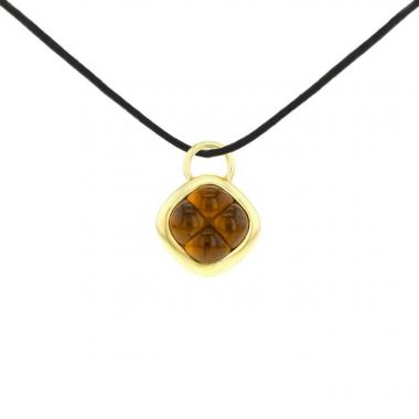Pendentif Pomellato Mosaique en or jaune et citrine