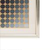 Victor Vasarely, "Diago CC", silkscreen in black and gold on paper, signed, numbered and framed, of 1968 - Detail D2 thumbnail
