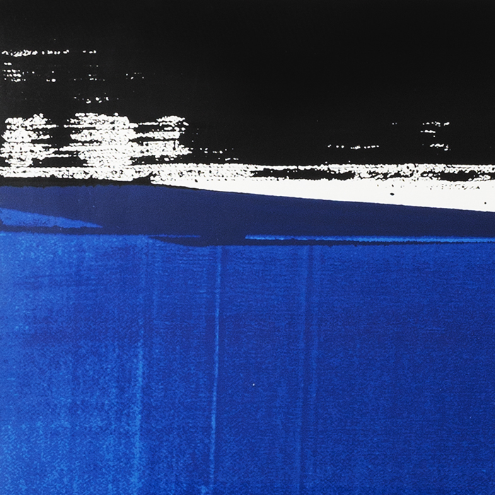 Pierre Soulages, "Sérigraphie n°16", sérigraphie en couleurs sur papier, signée, numérotée et encadrée, de 1981 - Detail D1