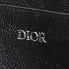 Dior shoulder bag in grey and black monogram canvas Oblique and grey leather - Detail D4 thumbnail