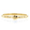 Louis Vuitton Empreinte bracelet in yellow gold and diamonds, size 17 - 360 thumbnail
