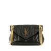 Saint Laurent Loulou Puffer small model shoulder bag in black quilted leather - 360 thumbnail
