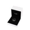 Anello flessibile Chanel Ultra modello grande in oro bianco,  ceramica nera e diamanti - Detail D2 thumbnail