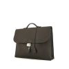Hermès Sac à dépêches briefcase in brown grained leather - 00pp thumbnail