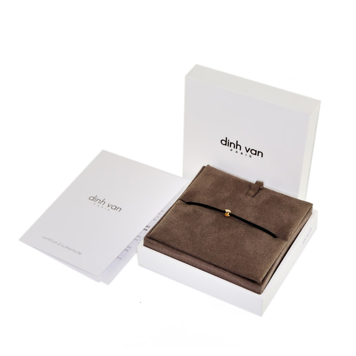 Dinh Van Le Cube Diamant bracelet in yellow gold and diamond