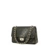 Chanel 2.55 handbag in brown quilted leather - 00pp thumbnail