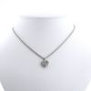 Collar Chopard Happy Diamonds Icon en oro blanco y diamantes - 360 thumbnail