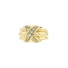 Tiffany & Co Rope large model ring in yellow gold and diamonds - 00pp thumbnail