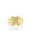Anello Tiffany & Co Rope modello grande in oro giallo e diamanti - 360 thumbnail